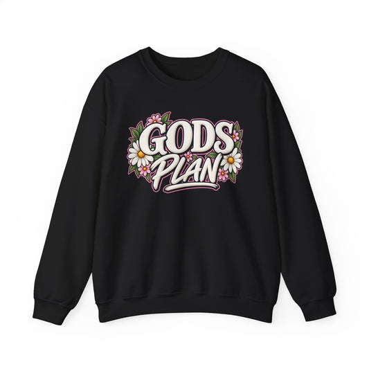 God's Plan Floral Crewneck Sweatshirt