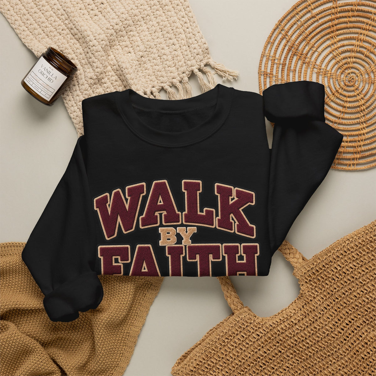 Walk By Faith Crewneck Sweatshirt