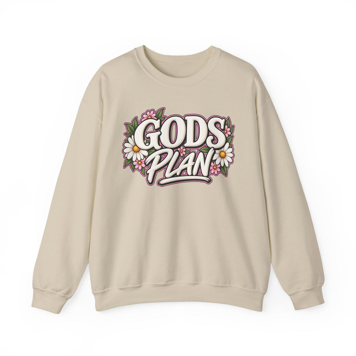 God's Plan Floral Crewneck Sweatshirt
