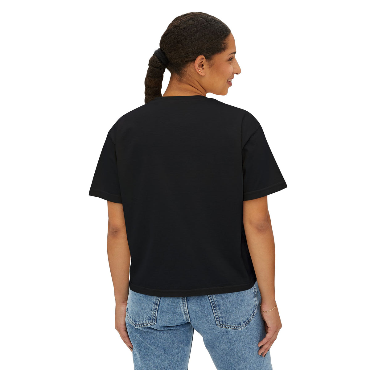 Pacifica Baseball Women's Boxy Tee — Vintage Team Graphic Crop T-Shirt