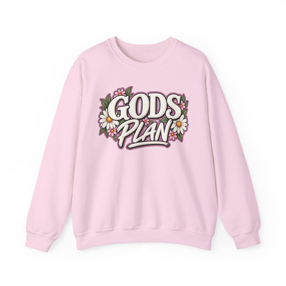 God's Plan Floral Crewneck Sweatshirt
