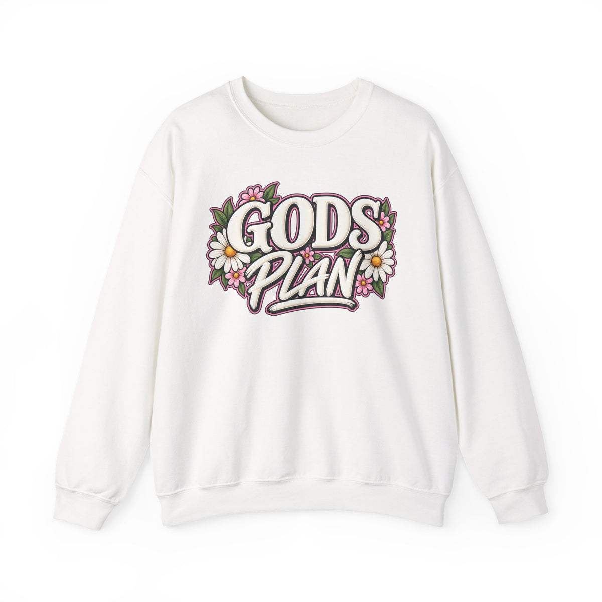God's Plan Floral Crewneck Sweatshirt