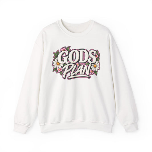 God's Plan Floral Crewneck Sweatshirt
