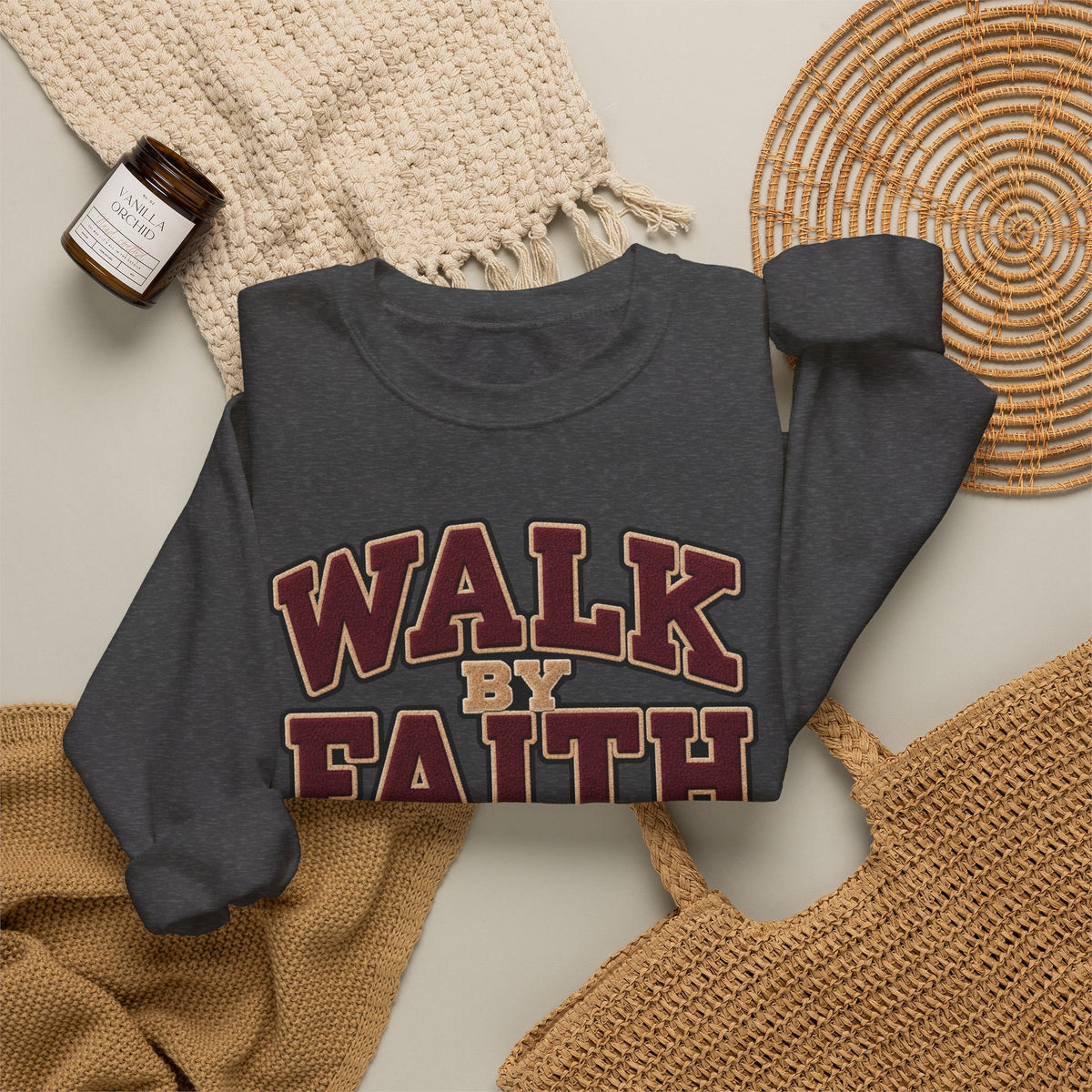 Walk By Faith Crewneck Sweatshirt