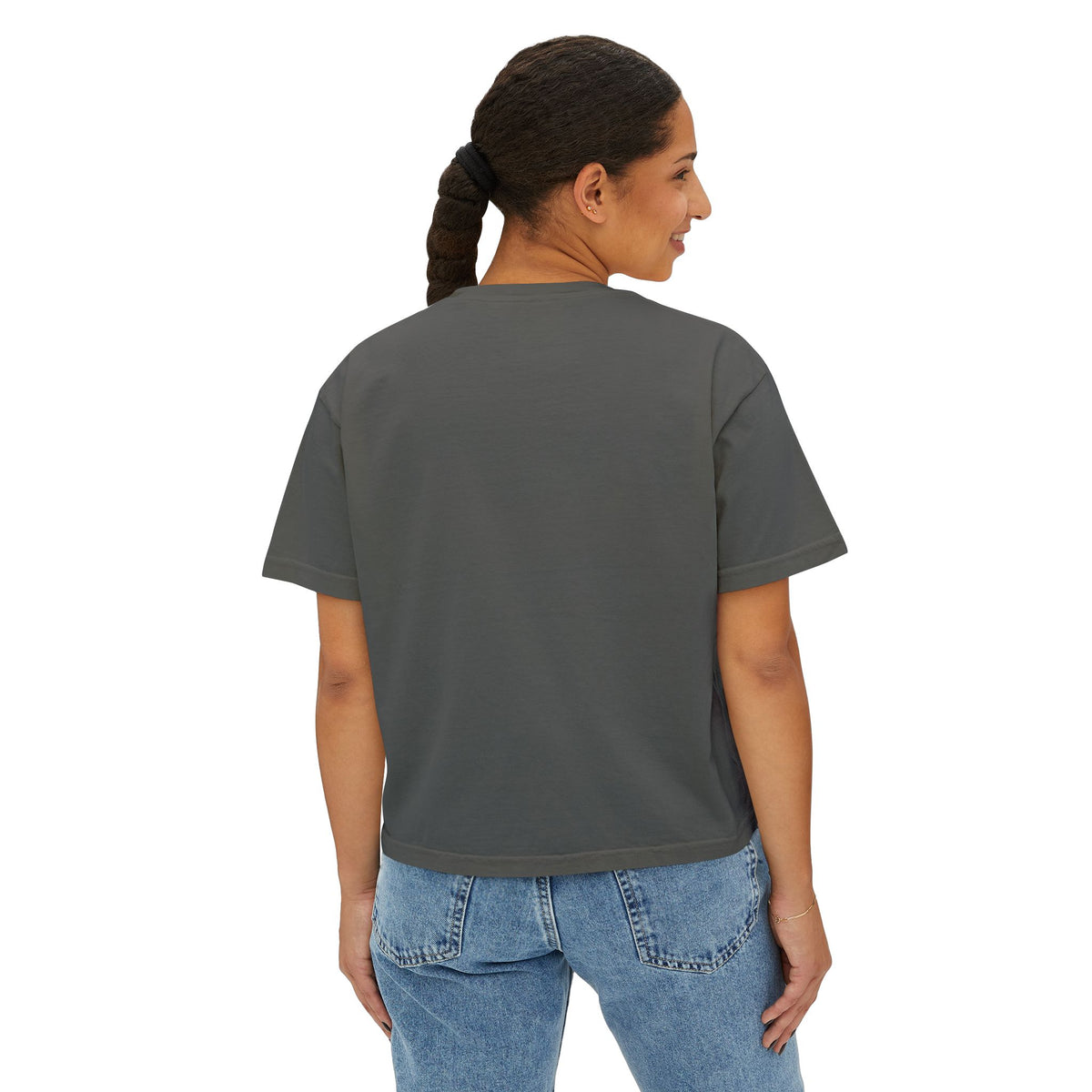 Pacifica Baseball Women's Boxy Tee — Vintage Team Graphic Crop T-Shirt