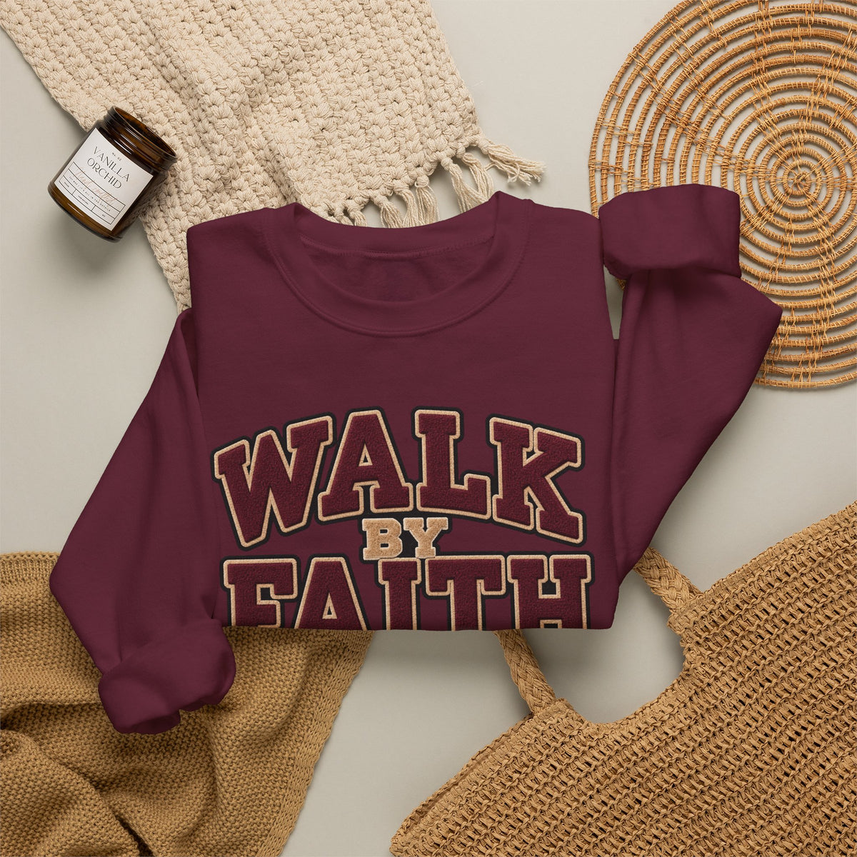 Walk By Faith Crewneck Sweatshirt