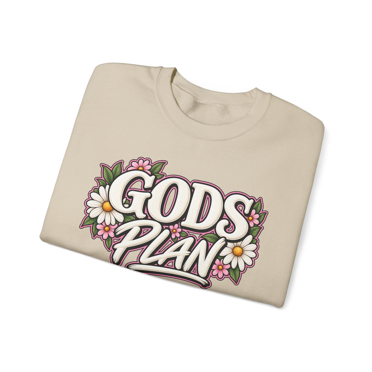 God's Plan Floral Crewneck Sweatshirt