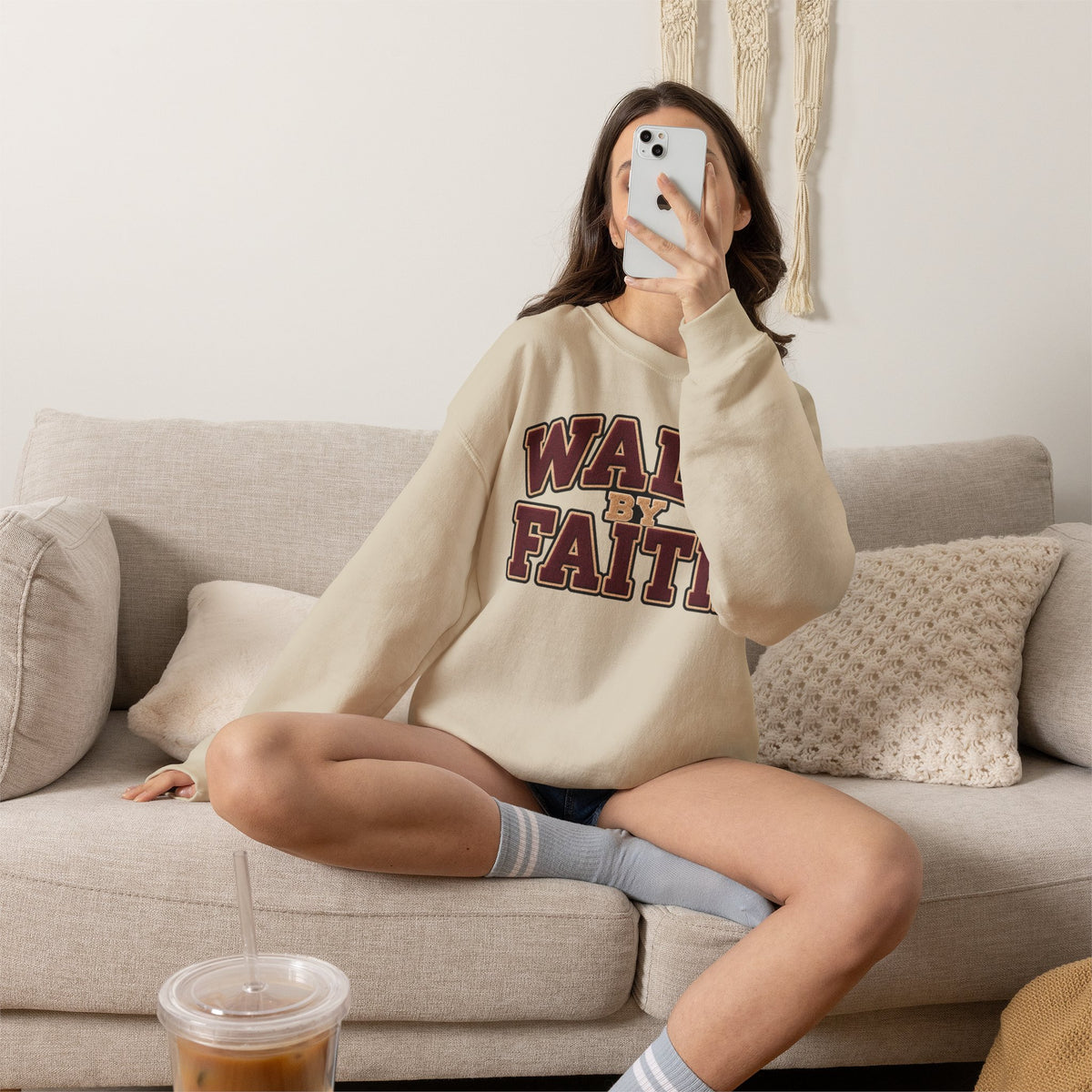Walk By Faith Crewneck Sweatshirt