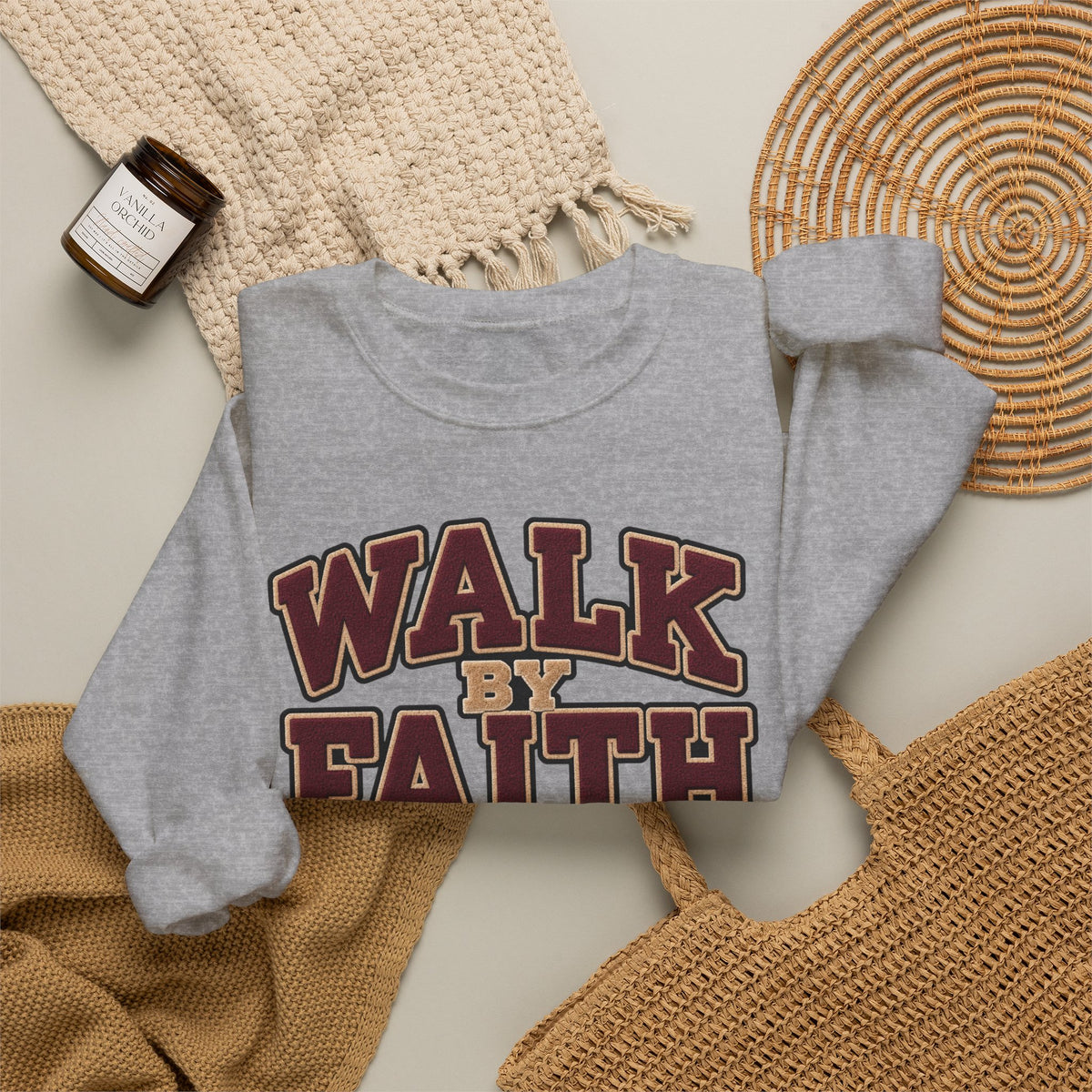 Walk By Faith Crewneck Sweatshirt