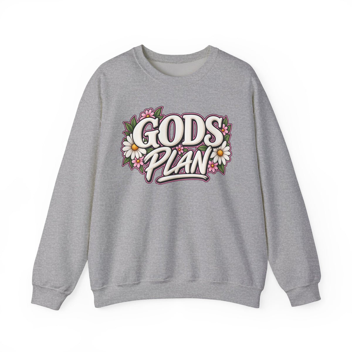 God's Plan Floral Crewneck Sweatshirt