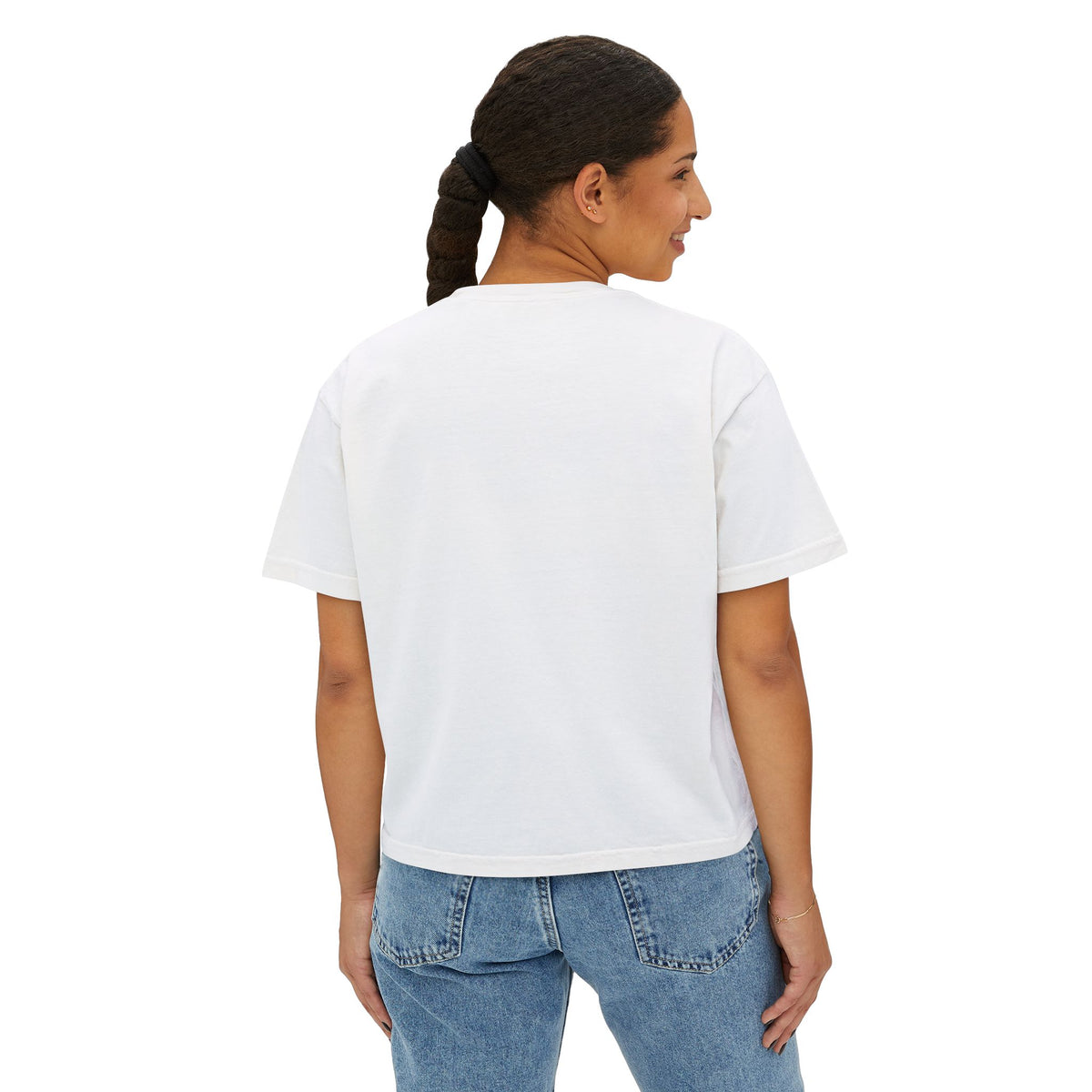 Pacifica Baseball Women's Boxy Tee — Vintage Team Graphic Crop T-Shirt