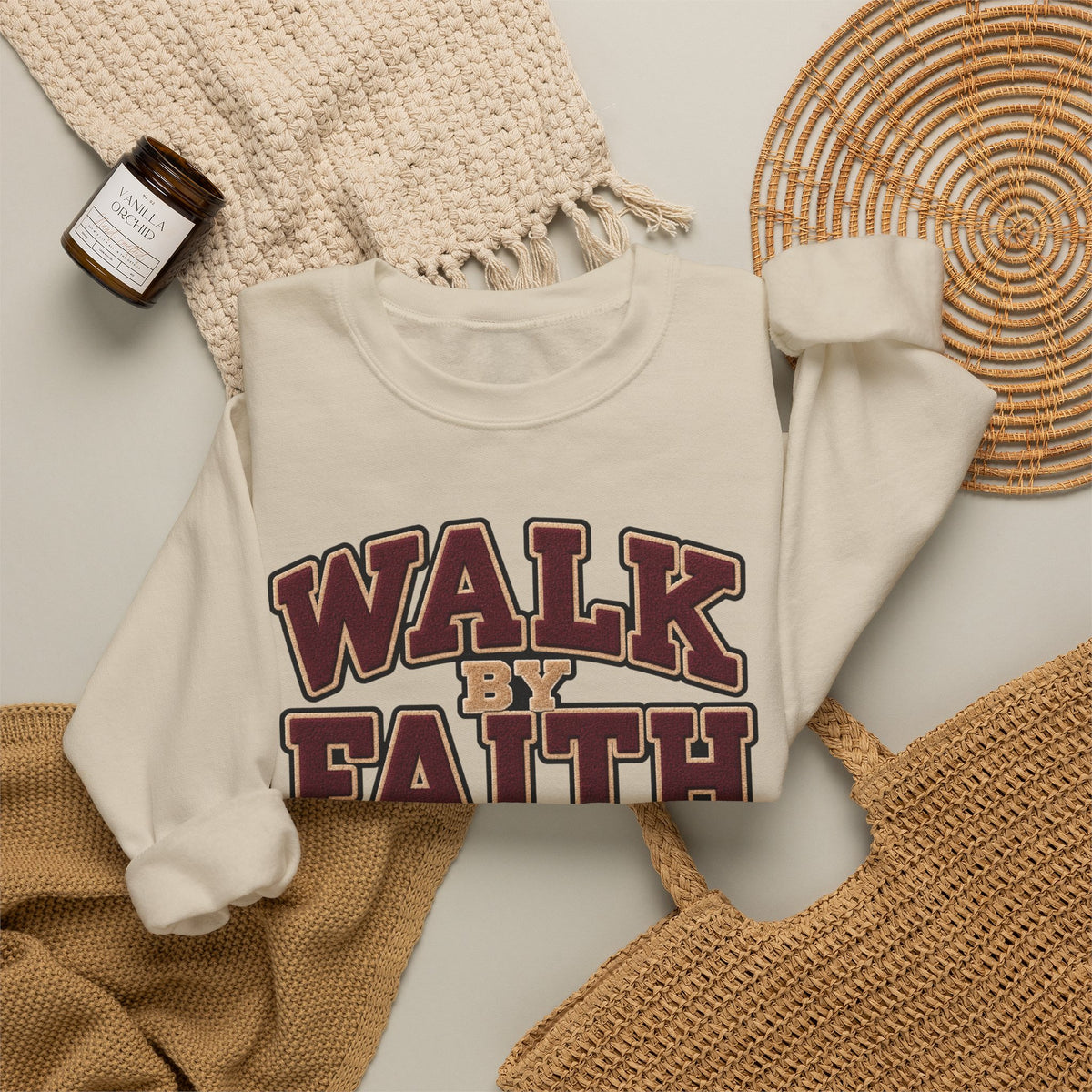 Walk By Faith Crewneck Sweatshirt
